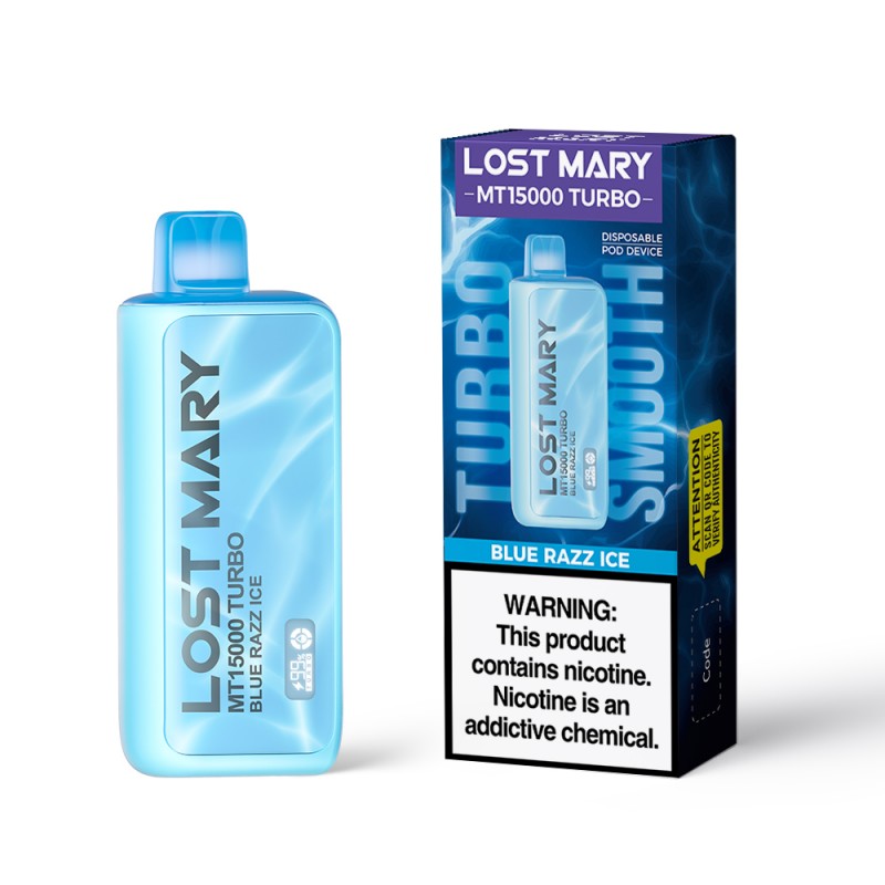 LOST M 15K BLUE RAZ ICE