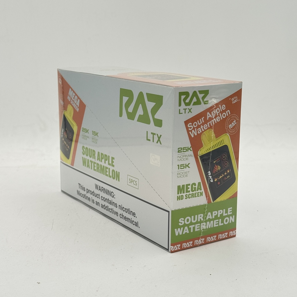 RAZ 25K SOUR APPLE WAT