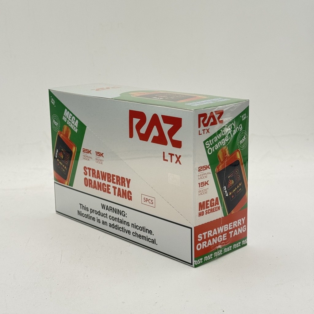 RAZ 25K STRAW ORANG TAG