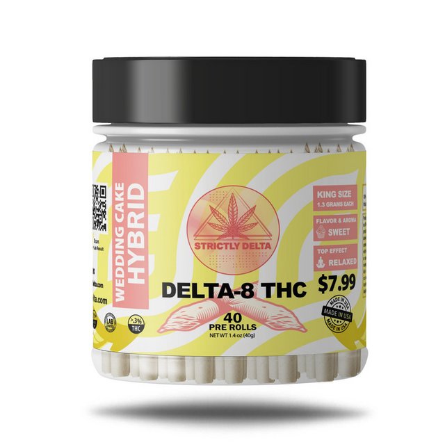 STRICTLY DELTA 8 WEDDING CAKE