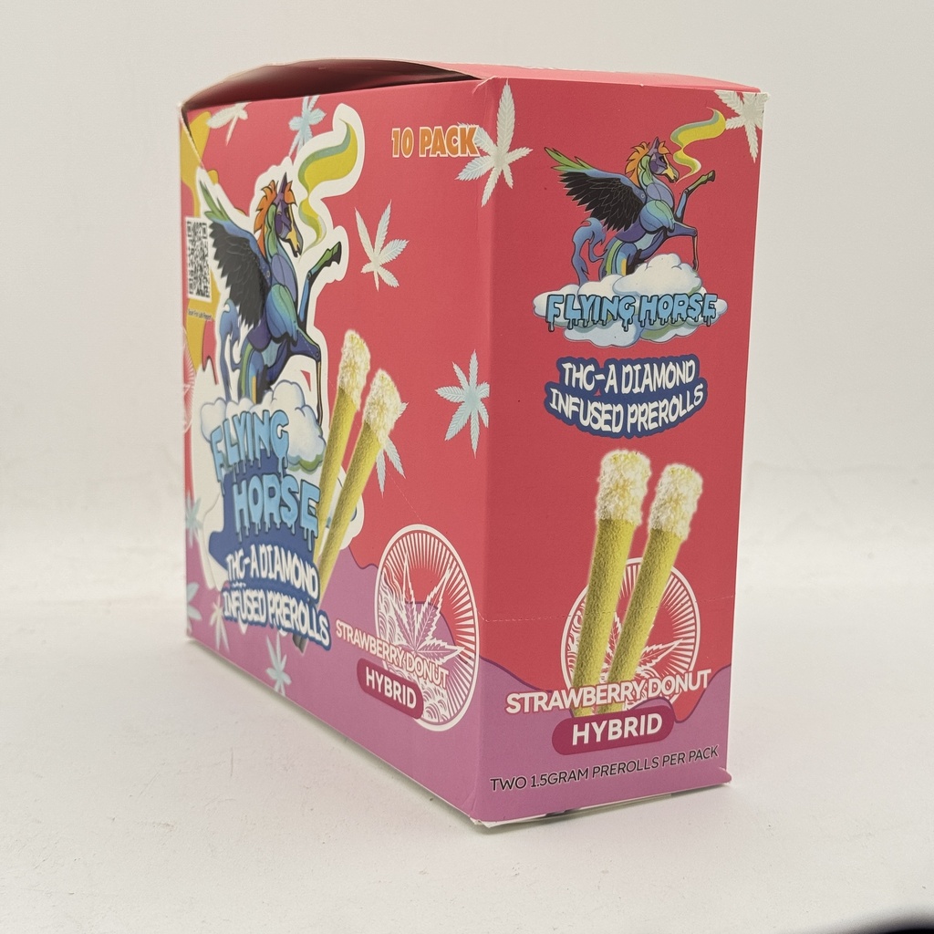 FLYING HORSE STRAWBERRY DONUTS