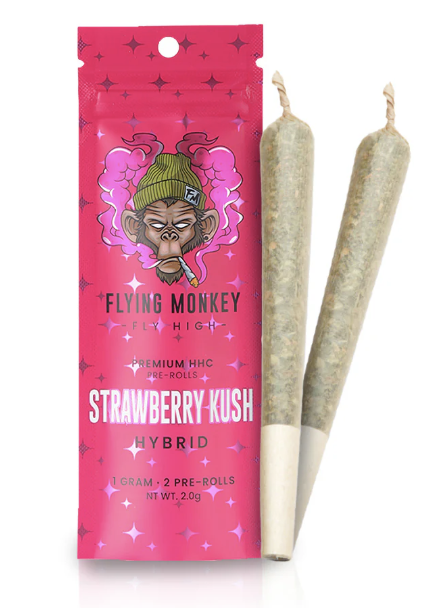 FLYING MONKEY PREROLL STRAWBERRY KUSH