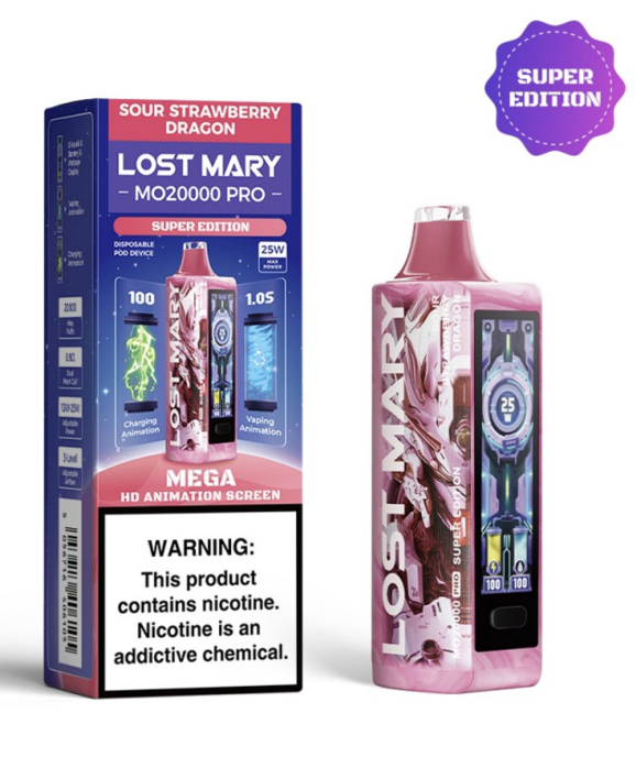 L MAR SOUR STRAWBERRY DRAGON