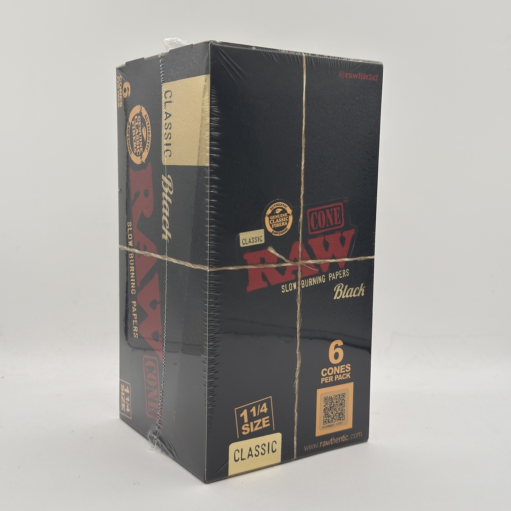 RAW BLACK 1 1/4 CONE 32