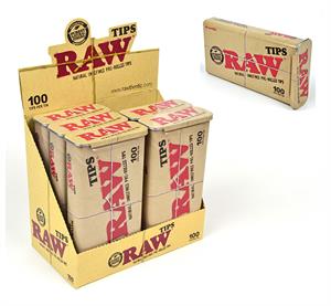 RAW PRE ROLLED TIPS 100