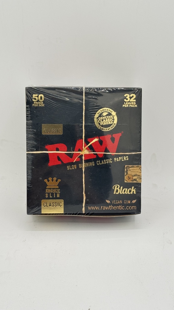 RAW BLACK KING SIZ SLIM