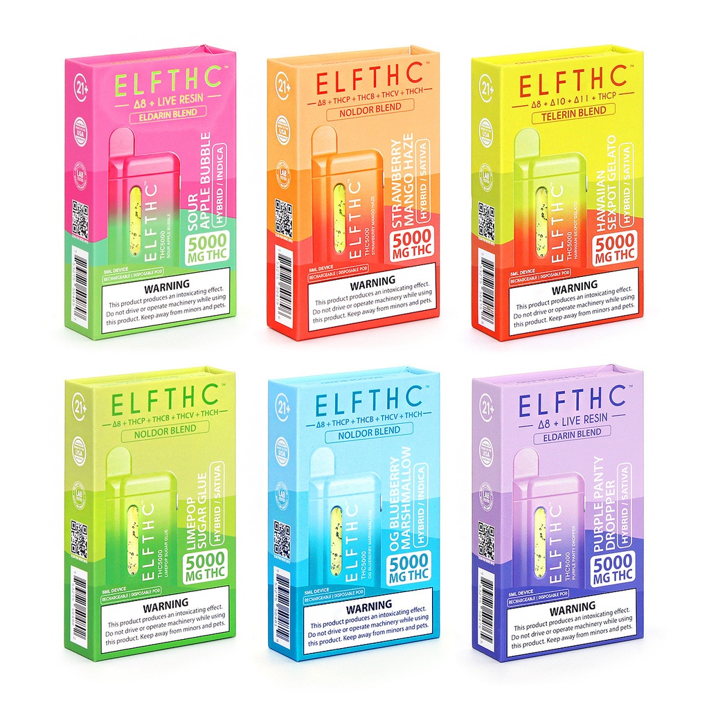 ELF THC ELCARIN SOUR APPLE BUB