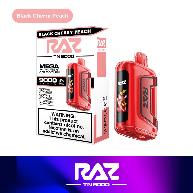 RAZ BLACK CHERRY PEACH 9K