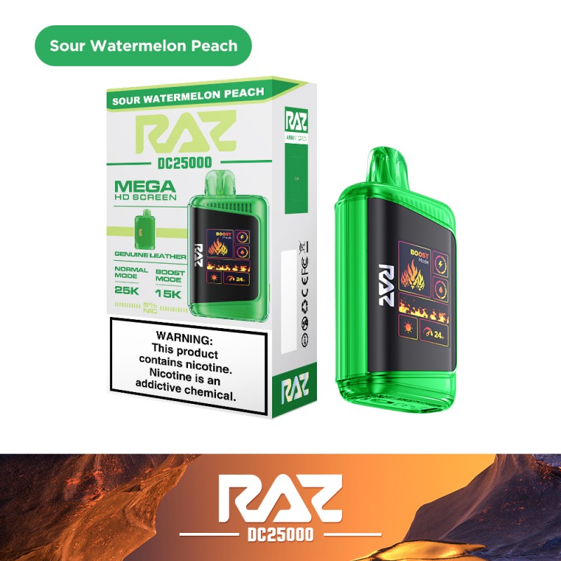 RAZ 25K SOUR WATER PEACH