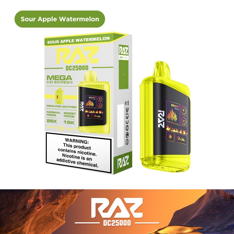RAZ 25K SOUR APPLE WATER