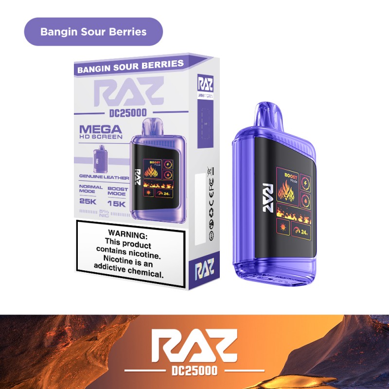 RAZ 25K BANGIN SOUR BERRIES