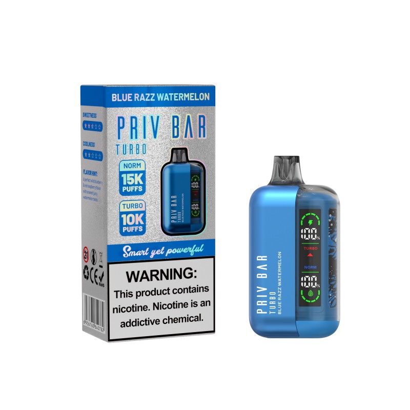 PRIV BLUE RAZZ WATER