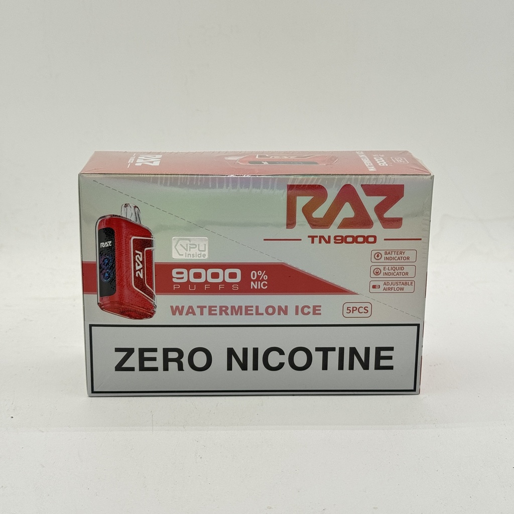RAZ 9K ZERO NICOTINE WATERMELON ICE