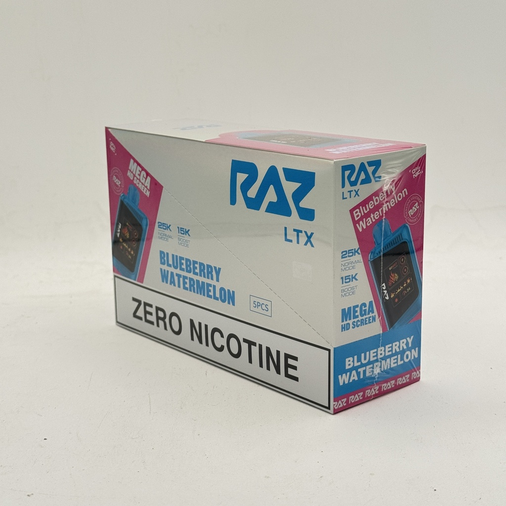 RAZ 25K ZERO NIC BLUEBERRY WATERMELON