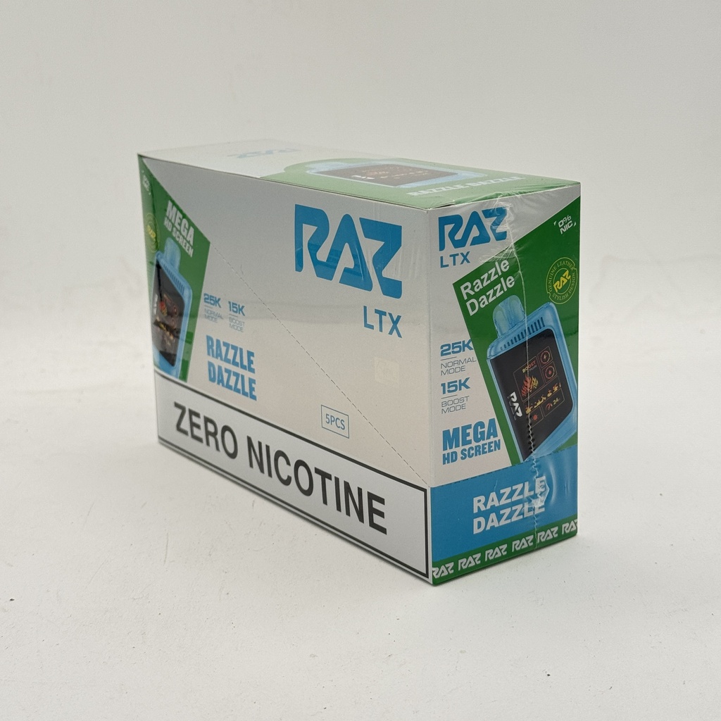 RAZ 25K ZERO NIC RAZZLE DAZZLE