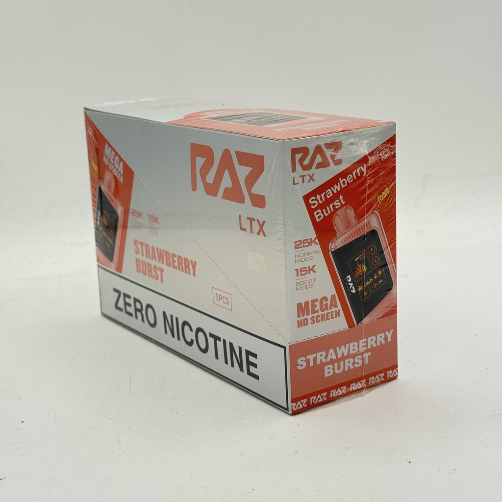 RAZ 25K ZERO NIC STRAWBERRY BURST